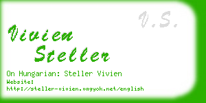 vivien steller business card